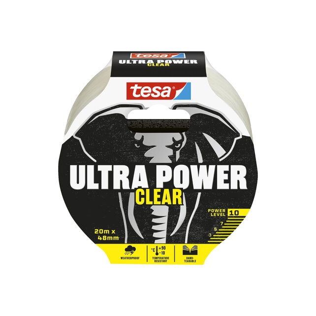 Tesa Ultra Power Extreme Reparatietape 48 mm x 20 Meter Transparant