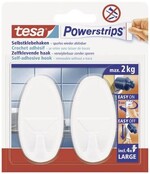 Tesa Powerstrips Large Oval Zelfklevende Haken Wit 2stk