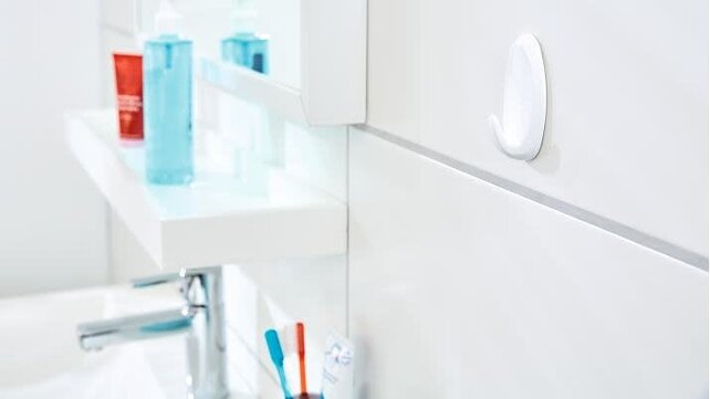 Tesa Powerstrips Große Ovale Selbstklebende Haken Weiß 2Stück