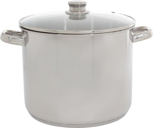 BEKA Meteor Marmiet Met Glazen Deksel - Inox