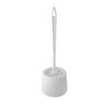 Set Toilette : brosse - support - blanc - petit modèle