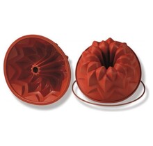 Silikomart Silikon-Backform Rund Ø24cm Meteor Terracotta