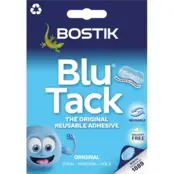 Bostik Blu-Tack - Adhésif Réutilisable - Pack Pratique - Original 60g