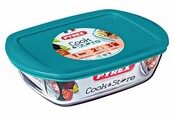 Pyrex Cook & Store Plat à Four Rectangulaire avec Couvercle Synthétique