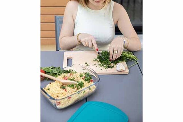 Pyrex Cook & Store Rechthoekige Ovenschaal met Kunststof Deksel