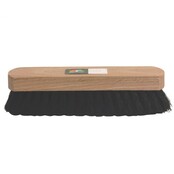 Schoenborstel Plat Hout Zwart Haar 16cm