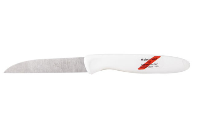 Mill Knife - Paring Knife White  85mm Stainless - Plastic Handle