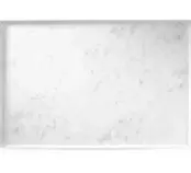 Platex Vestah Plats Mat Dienblad Marmer wit 40x30 cm