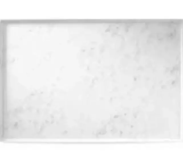 Platex Vestah Plats Mat Dienblad Marmer wit 40x30 cm