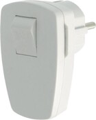 TBT Stekker Met Randaarde En Schakelaar - Wit