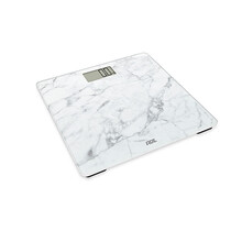 ADE Digital Personal Scale Amina Marble White 30x30cm- Incl. 2x Aaa- Lcd Display