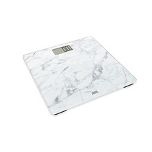 ADE Digital Personal Scale Amina Marble White 30x30cm- Incl. 2x Aaa- Lcd Display