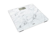 ADE Digital Personal Scale Amina Marble White 30x30cm- Incl. 2x Aaa- Lcd Display