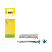 Smart Nylon Plugen+Schroef 8X40 7 Stk