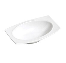 C&T dessertsschaaltje wit 11X17.5CM