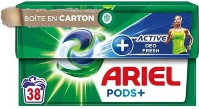 Ariel Laundry Detergent 38 Pods - Active Deo Fresh