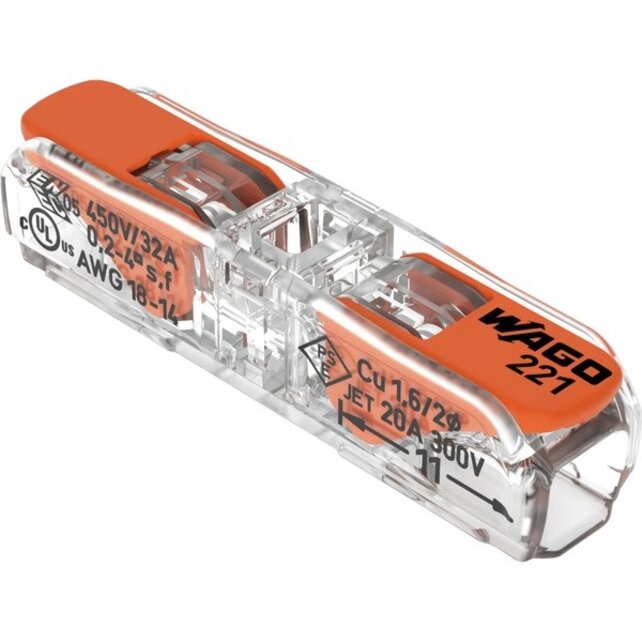 Wago Connecteur Rapide avec Levier 0,2-4 mm²