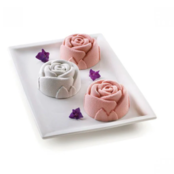 Silikonform Ø76 x H40 mm für 3D-Rosen