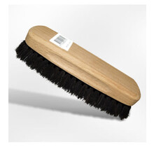 Shoe Brush, Flat Wood, Black Hair, 16 Cm