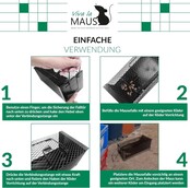 Lebendfalle für Mäuse & Ratten - 2er-Pack, Wiederverwendbar - Pulverbeschichteter Stahl