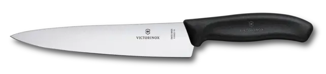 Victorinox Couteau à découper Swiss Classic Noir - Lame de 19 cm