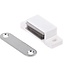 Closet Magnet Closure Light 2 Hole White PVC-4kg