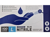 Disposable Gloves Nitrile Blue  3.5 gr Powder Free 100 Pcs