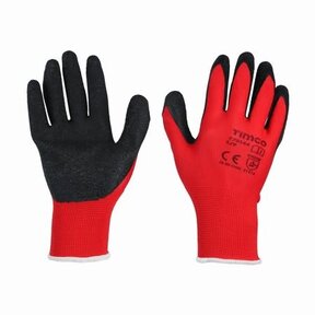 Working Gloves Red Black Size 11