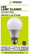 LED Light Bulb A60 9W E27 3000K 810L