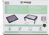 Benson Reading Magnifying Glass A4 4 x LED