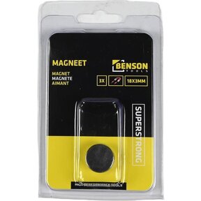 Benson Magnet Superstrong 3pcs 18 x 3mm