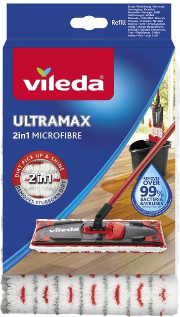 UltraMax Vileda Replacement - 1 per pack - Suitable for all Vileda flat mop systems