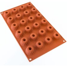 Silikonform 24 x Mini Gugelhupf