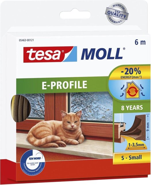 Tesa Moll E-Profil Bruin 6M