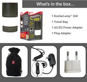 Kosher Lamp 360 - Schabbatlampe