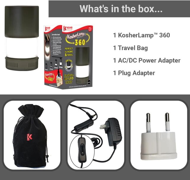 Kosher Lamp 360 - Lampe de Shabbat