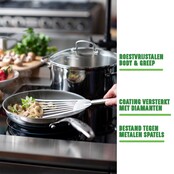 GreenChef Profile Plus Pot Keramik-Kasserolle – Ø 24 cm – Induktion