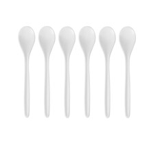 Cosy & Trendy Coffee Spoon White  Plastic L14.5cm P6