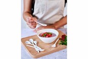 Cosy & Trendy Coffee Spoon White  Plastic L14.5cm P6