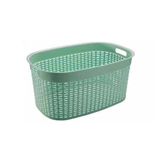 Hega Panier à linge en rotin 44L