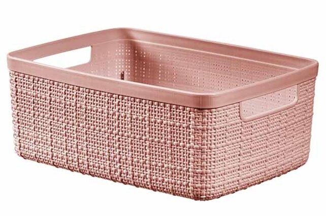 Boîte de Rangement Curver en Jute Dawn Petite 5l Rectangulaire