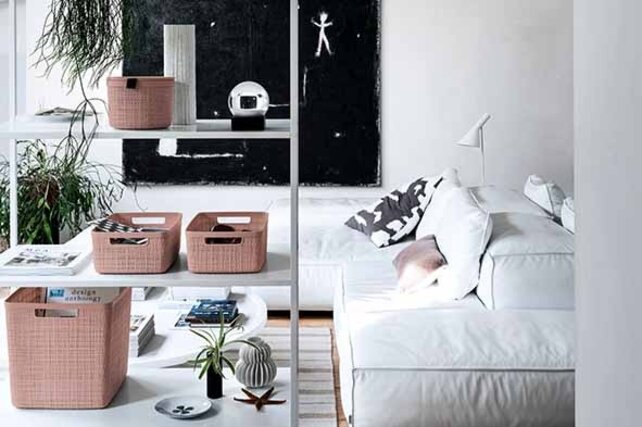 Boîte de Rangement Curver en Jute Dawn Petite 5l Rectangulaire