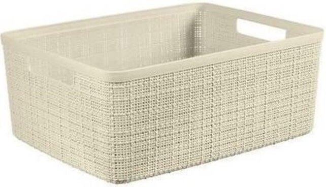 Boîte de Rangement Jute Curver 12L Rectangulaire