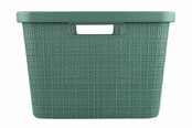 Curver Jute Laundry Basket 46L Rectangular