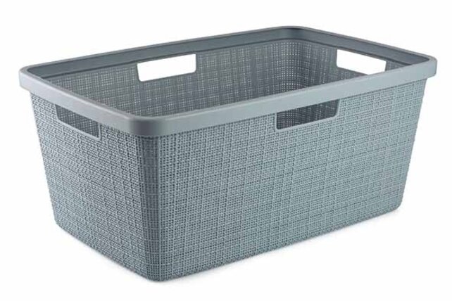 Curver Jute Laundry Basket 46L Rectangular