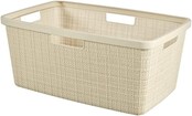 Curver Jute Laundry Basket 46L Rectangular