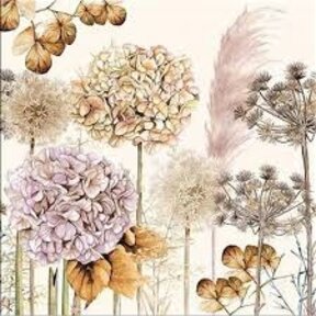 Servietten Dried Flowers Mix