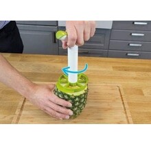 Vacuvin Pineapple Slicer, Wedger and Corer - White