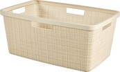Curver Jute Laundry Basket 46L Rectangular
