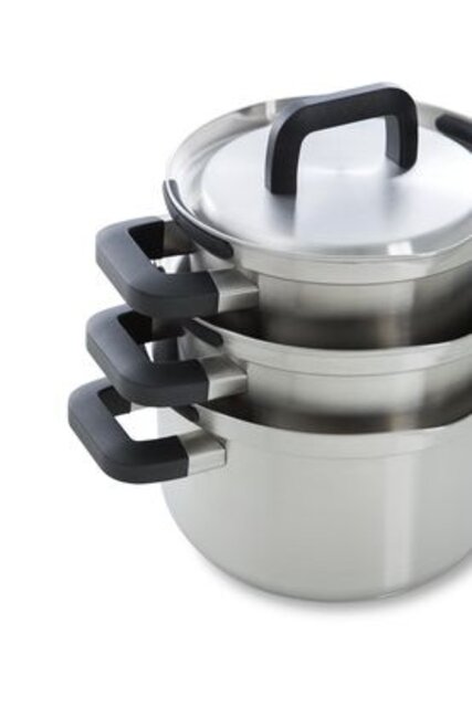 BK Pan Set Flow Cool Stainless Steel - 4-Piece